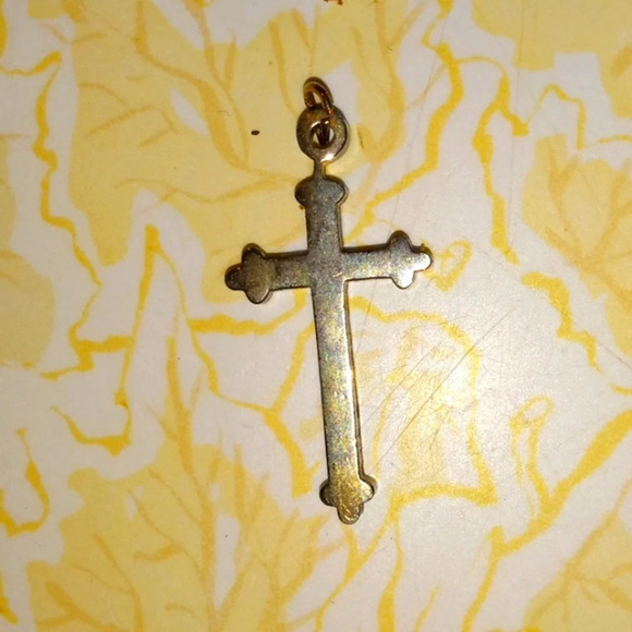 silver or silver plated crucifix pendant - Picture 1 of 6